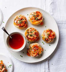 Mini-Garnelen-Omelettes