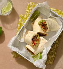 Black Bean and Avocado Wrap