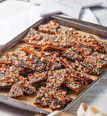 Chocolate Pecan Toffee