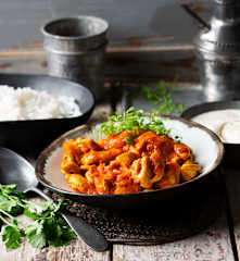 Frango cremoso indiano (butter chicken)