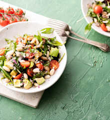 Salade de haricots cannellini