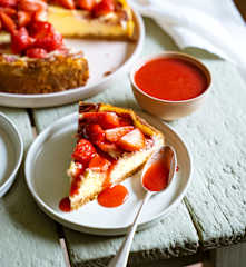 Cheesecake à la fraise