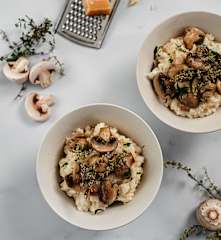 Houbové rizoto s mascarpone