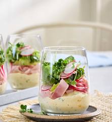 Eier-Schicht-Salat