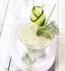 Gurken-Dill-Milchshake