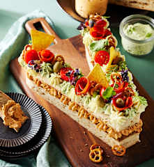 Herzhafter Lettercake/Numbercake