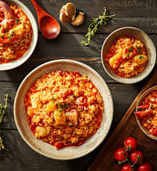 波士顿龙虾带子烩饭