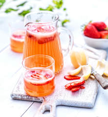 Limonade à la fraise