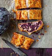 Strudel di cavolo rosso