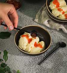 Lody miso z kawiorem