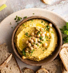 Hummus al riciclo di verdure