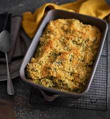 Bacalhau com espinafres e cenoura