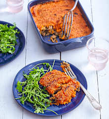 Hachis parmentier de canard à la purée de patates douces