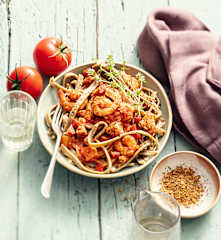 Pâtes aux épices cajun, façon jambalaya