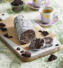 Salame di cioccolato al caffè