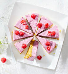 Veganer Himbeer-Mandel-Kuchen