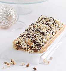 Tarta de toffee con palomitas y chocolate