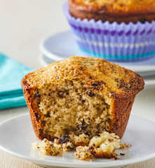Muffins con chispas de chocolate