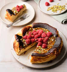 Salted Caramel Basque Cheesecake