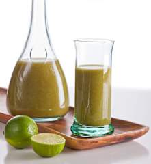 Jus de laitue, raisin et kiwi