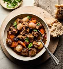 Mijoté de bœuf à la bière brune