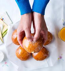 Pompe croquante à la crème