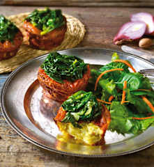 Tortino di verdure al Bitto