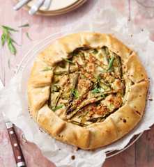 Tarte au poulet et aux asperges vertes
