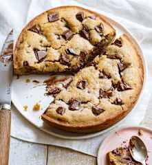 Cookie cake fourré à la pâte à tartiner