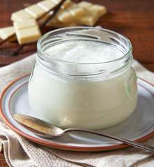 Gorąca biała czekolada