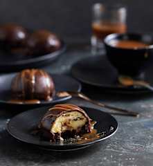 Bombón de vainilla y caramelo