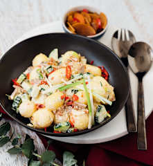 Korean pickled potato salad