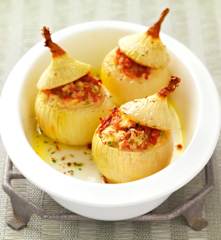 Cipolle ripiene al prosciutto