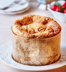 Panettone con chocolate y naranja