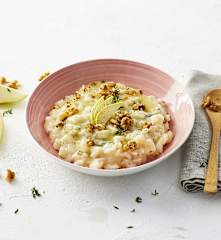 Risotto pere, Gorgonzola e noci