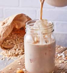 Agua de avena sin lácteos