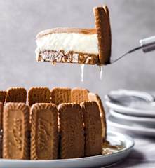 Cheesecake speculoos et caramel