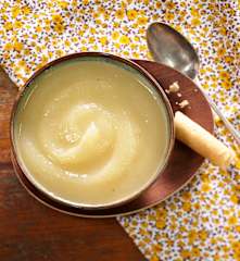 Compote pommes-poires-miel