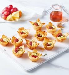 Orange Honey Cheesecake Phyllo Cups
