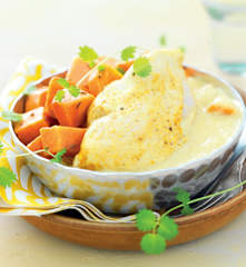 Poulet au lait de coco et épices