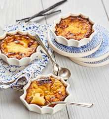 Flan individuel à la vanille