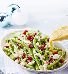 Ensalada de ejotes navideños