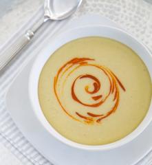 Red lentil soup with cumin