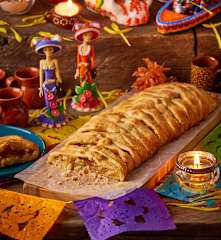 Trenza de membrillo y queso