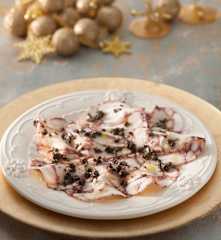 Carpaccio de pulpo