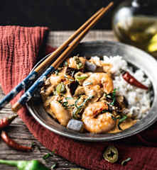 Curry rouge de crevettes 🌶️🌶️🌶️