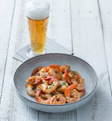 Chilli garlic prawns