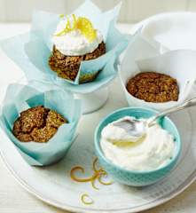 Cupcake alla zucca e arancio