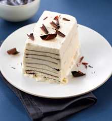 Glace façon "Viennetta" vanille-chocolat