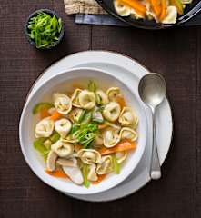 Tortellini soup